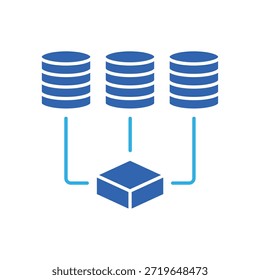 Icono de datos, aislado sobre un fondo limpio.