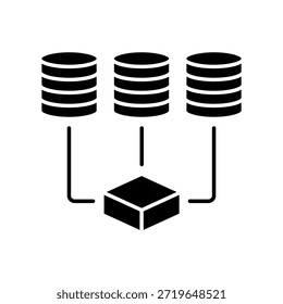 Icono de datos, aislado sobre un fondo limpio.