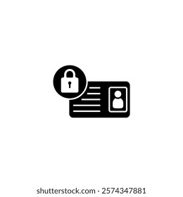 Icon a data privacy, isolated against a clean background.