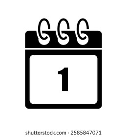 Icon a date, isolated against a clean background.