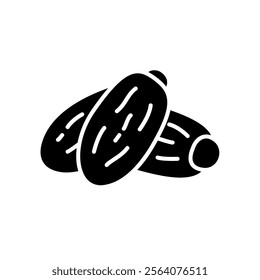 Icon of dates as a healthy food from Arabia
