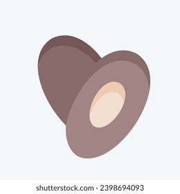 Icon Dates. related to Ramadan symbol. flat style. simple design editable. simple illustration