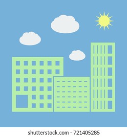 icon daytime city