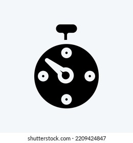 Fecha límite del icono. adecuado para el símbolo Startup. estilo glifo. diseño simple editable. vector de plantilla de diseño. ilustración simple