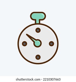 Icon Deadline. suitable for Startup symbol. flat style. simple design editable. design template vector. simple illustration