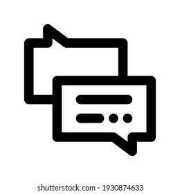 Icon debate with style outline