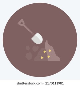 Icon Debris Management. suitable for Community symbol. flat style. simple design editable. design template vector. simple symbol illustration