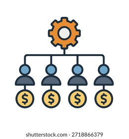 Organización Autónoma Descentralizada (DAO): Un organigrama plano donde los nodos votan con tokens.