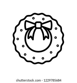 icon decoration wreath christmas celebration