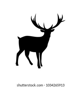 icon deer, animal,vector illustration