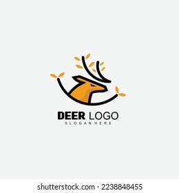 icon deer logo gradient colorful