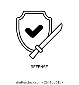 Icon a defense, isolated against a clean background.