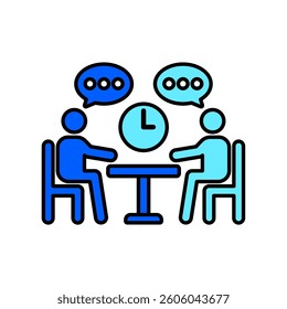 Icon a deliberation, isolated against a clean background.