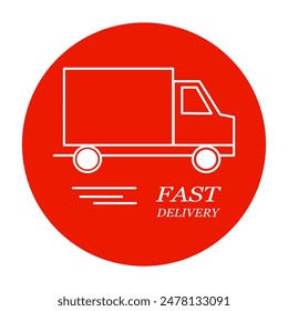 icon DELIVERY" typically refers to a symbol or graphical representation used to indicate the process of transporting goods or services to a recipient.