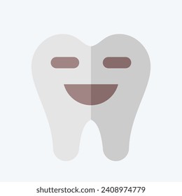 Icon Dental Cleaning. related to Dental symbol.color mate style. simple design editable. simple illustration