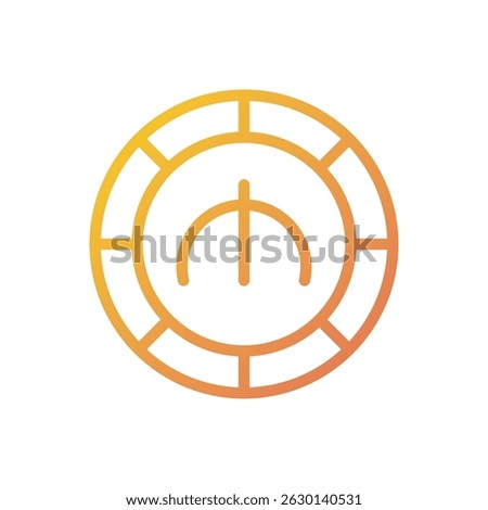 An icon depicting the Azerbaijan manat currency symbol. This image is suitable for financial, economic, and business-related content