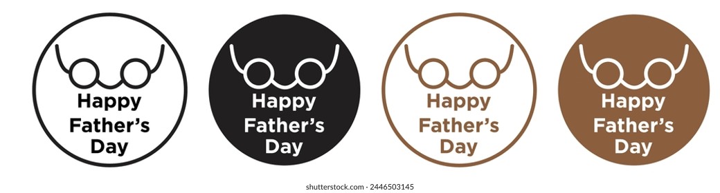 Icon Depicting the Warmth of Family on Fathers Day