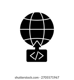 Icono de un despliegue, aislado en un fondo limpio.