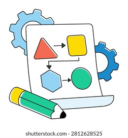 An icon design of adaptation 


