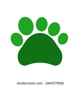 icon design, animal foot icon vector isolated