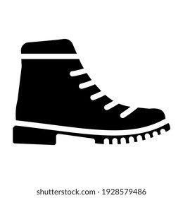        An icon design of ankle shoe 