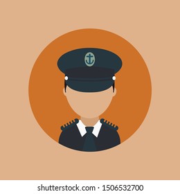 icon design - avatar captain