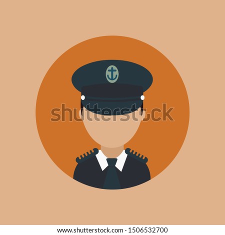 icon design - avatar captain