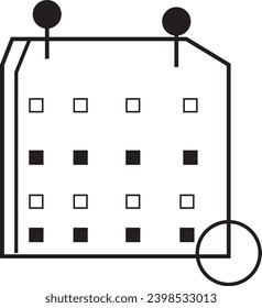 ICON Design-Hintergrund, schwarz-weiß