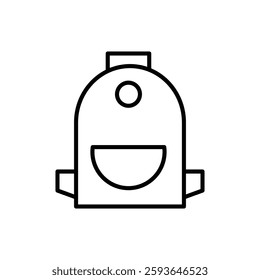 icon design with bag symbol, and with flat style, suitable for education tools or editing symbols
