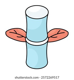 An icon design of bamboo stick