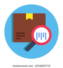 An icon design of barcode tracking