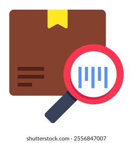 An icon design of barcode tracking