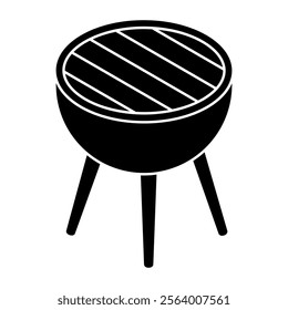 An icon design of bbq