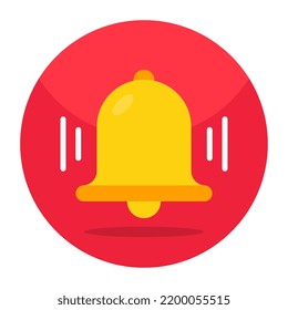 An icon design of bell