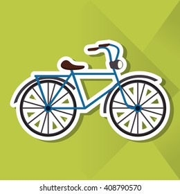 Icon design of bike , vector illustration