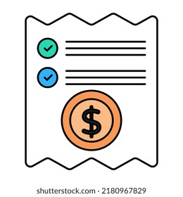 Un diseño de lista de iconos 