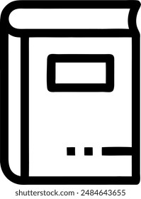 icon design of a book