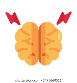 An icon design of brain power 