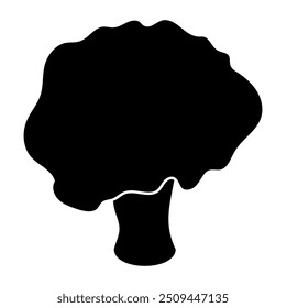 Um design de ícone de brócolis
