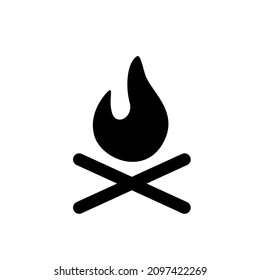 icon design, burning shape illustration