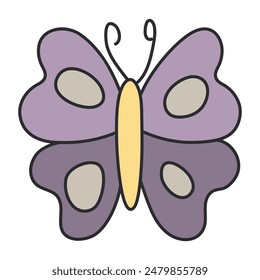 An icon design of butterfly

