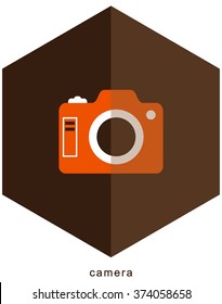 icon Design camera for Web and Mobile, eps 10