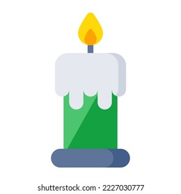 An icon design of candle