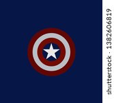 Icon Design Captain America Shield