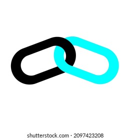 icon design, chain shape illustration