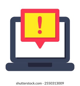 An icon design of chat error