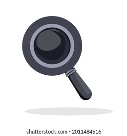 icon design, clip art of black magnifying glasses