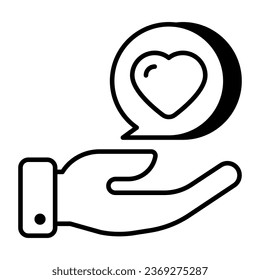 An icon design of communication