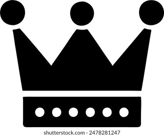 Icon design of a crown 