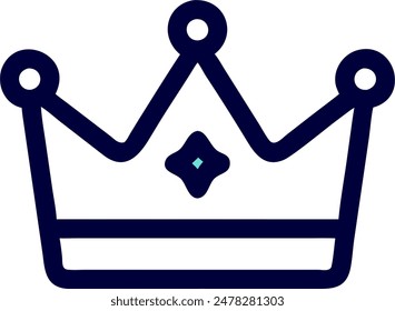 Icon design of a crown 